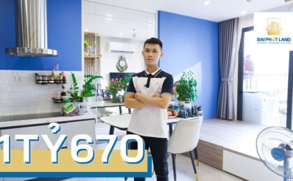 Gần 1ty7 sở hữu căn hộ Vinhomes Smart City full nội thất