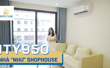 Vinhomes Smart City căn 2 ngủ nhà như Shophouse giá 1ty950